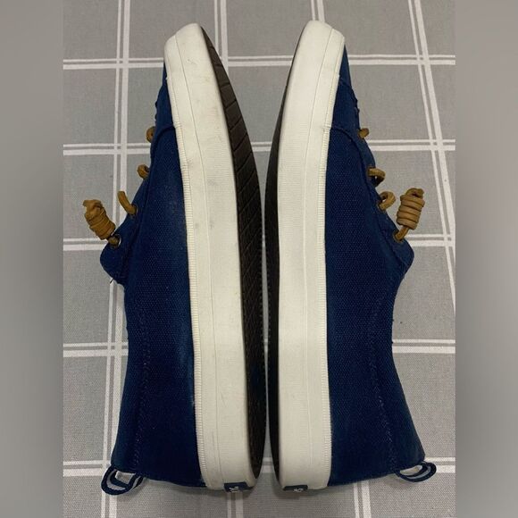 Sperry Top Sider Crest Vila Womens Size 8 Navy Shoes Sneakers Slip on Flats - Picture 7 of 11